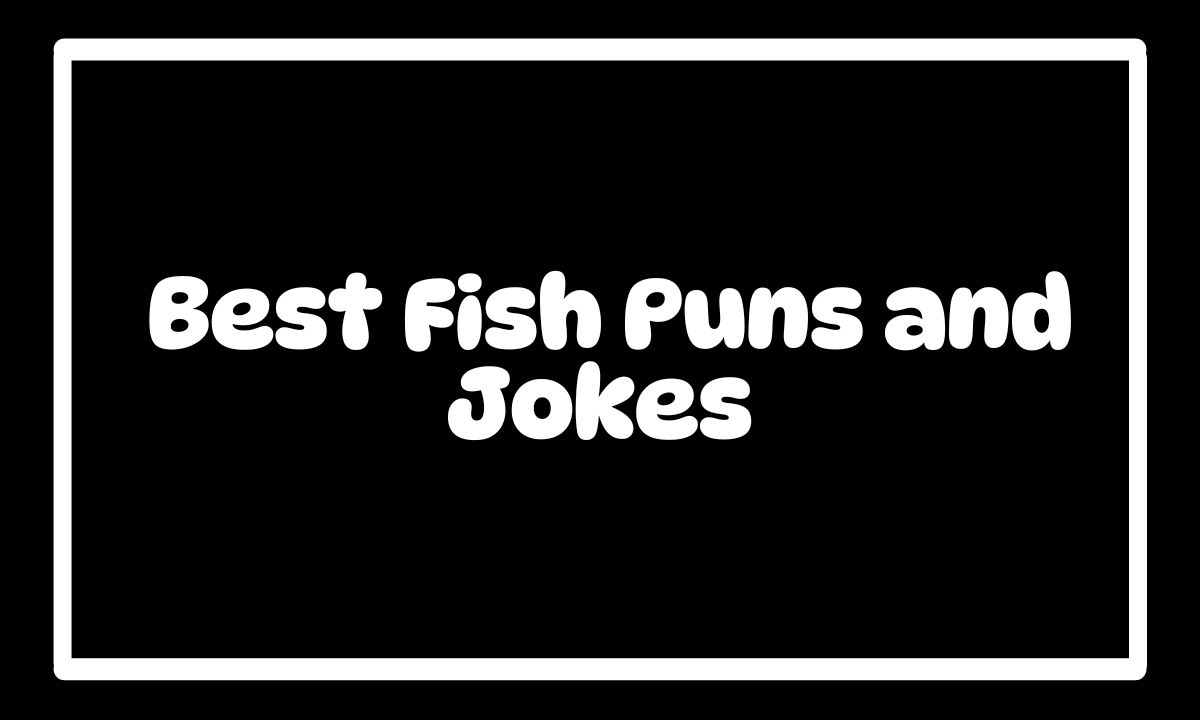 140+ Best Fish Puns and Jokes Hook, Line, and Sinker