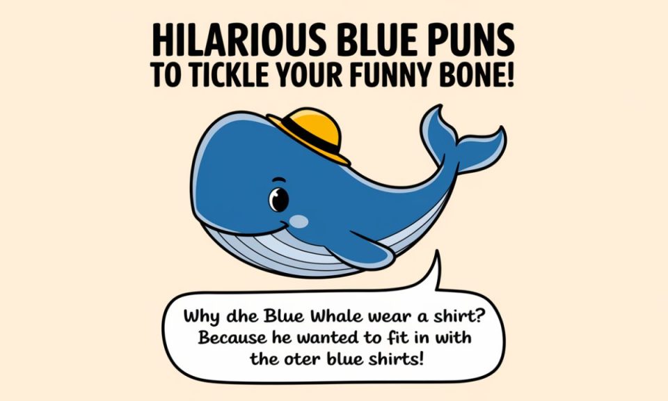 153+ Hilarious Blue Puns to Tickle Your Funny Bone!