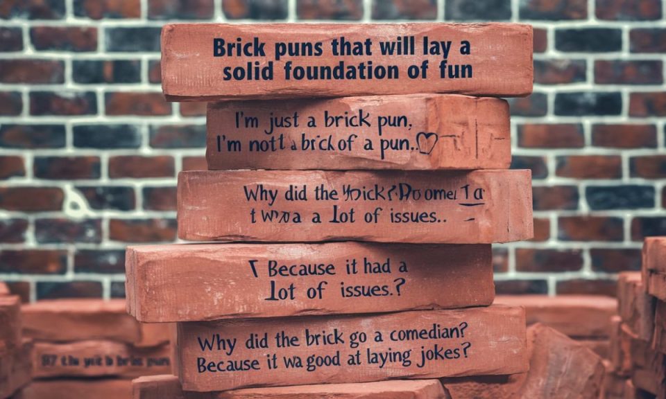 158+ Brick Puns That Will Lay a Solid Foundation of Fun