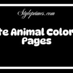 Cute Animal Coloring Pages