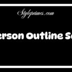 Person Outline Set