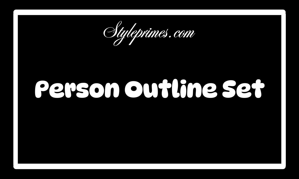 Person Outline Set