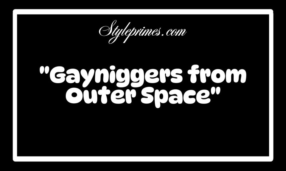 What Space Movie Came Out in 1992 Exploring Gayniggers from Outer Space
