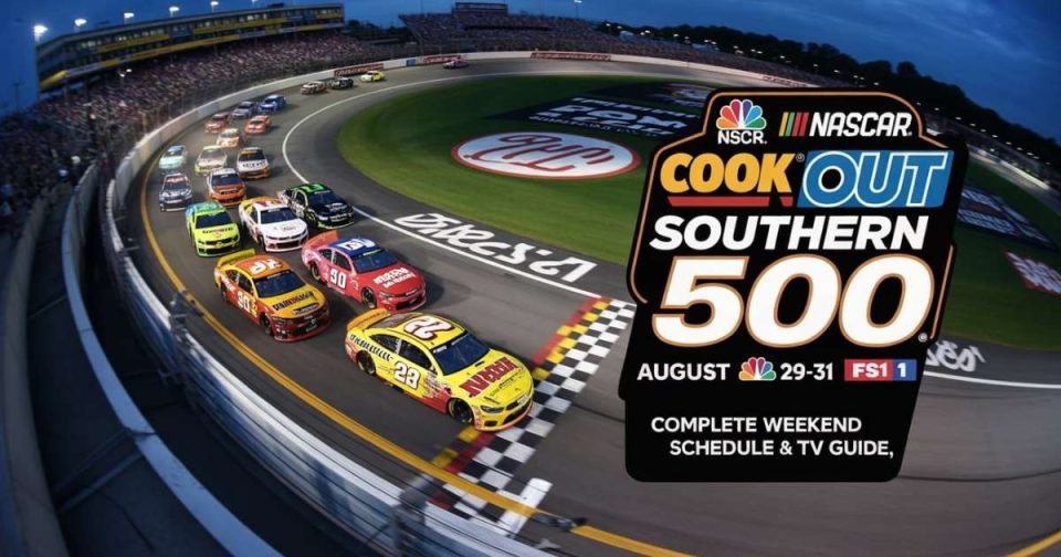 Nascar Darlington Full Weekend Track Schedule, Tv Schedule For The Southern 500, Other Races